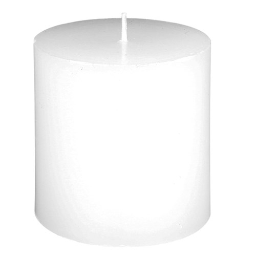 White Pillar Candle - Pack of 48
