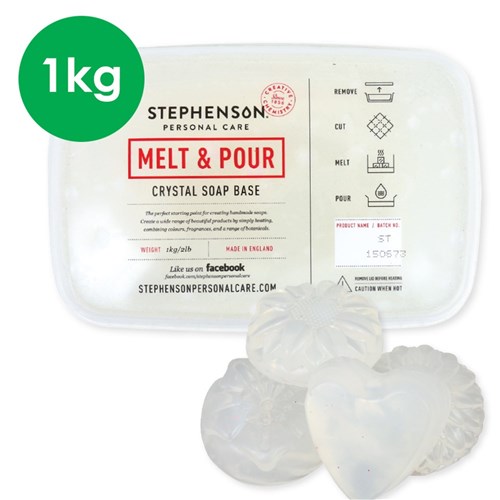 Transparent Soap Base - 1kg Tub