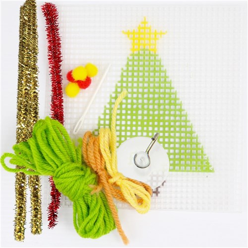 Christmas Tree Embroidery Kit - Each