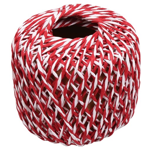 Paper Rope Ball - Red - 20 Metres
