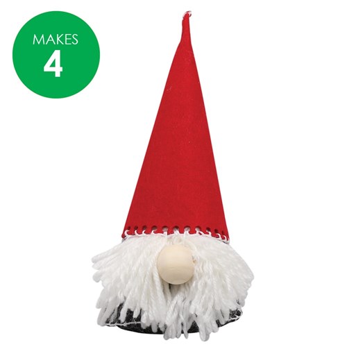 Felt Santa Gnomes CleverKit Multi Pack - Pack of 4