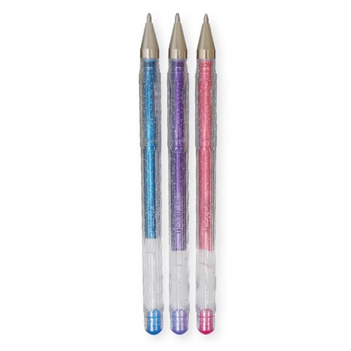 Gel Pens - Sparkling - Pack of 8