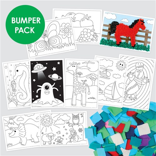 Scrunch Art Bumper Pack - Cool Colours