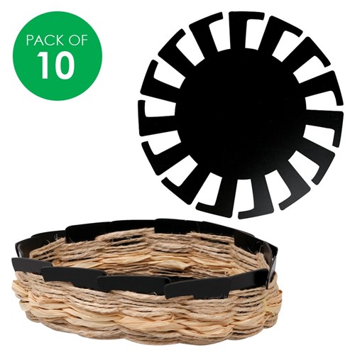 Plastic Weaving Basket Bases - Pack of 10