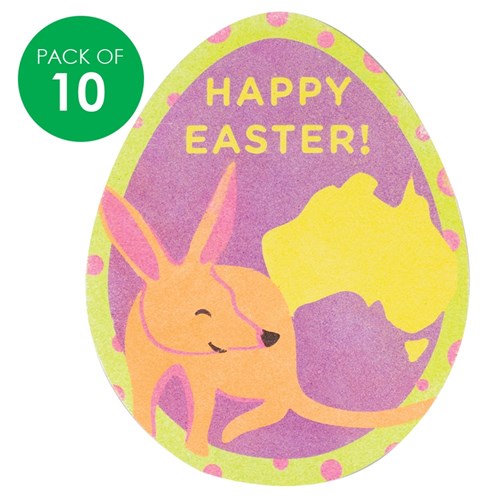 Easter Bilby Sand Art Shapes - Pack of 10