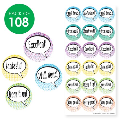 Teacher Stickers - Pack of 108