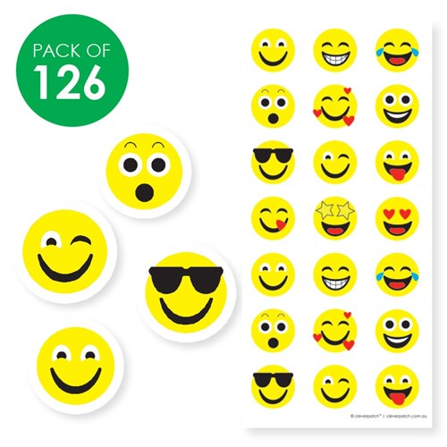 Face Stickers - Pack of 126