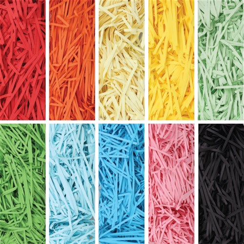 Rainbow Shredded Paper - Pack of 30