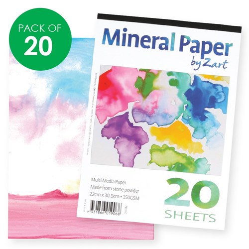 Mineral Paper - 22 x 30.5cm - Pack of 20