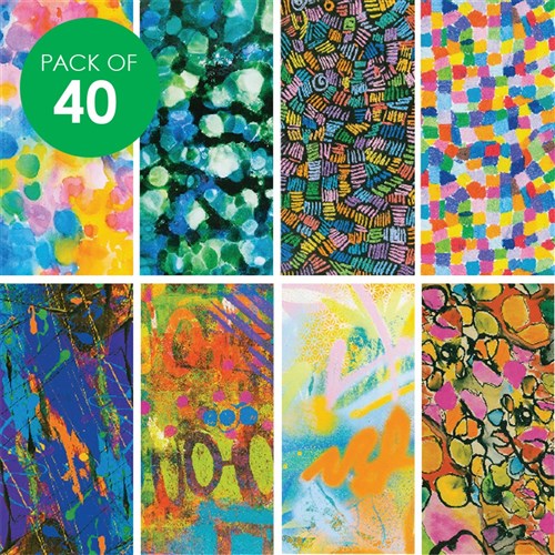 Pattern Paper - Arty - Pack of 40