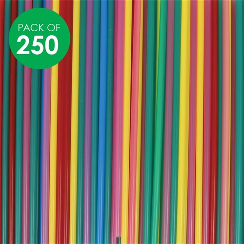 OXO-Biodegradable Plastic Straws - Pack of 250