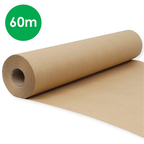 Brown Kraft Paper Roll - 60 Metres