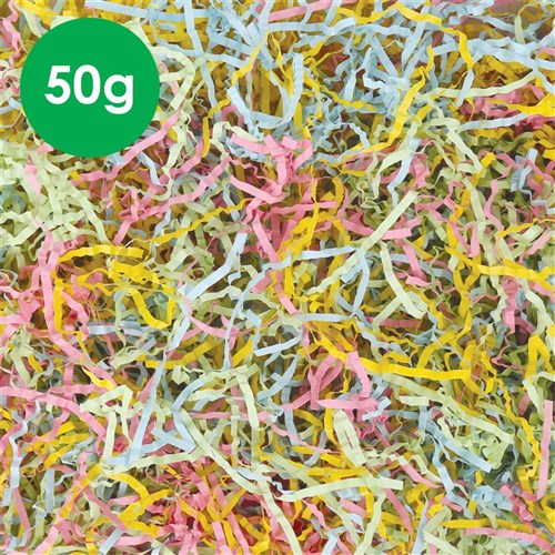 Pastel Shredded Paper - 50g Pack