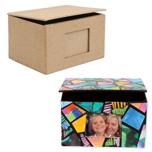 Papier Mache Photo Box