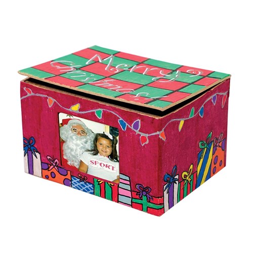 Papier Mache Photo Box