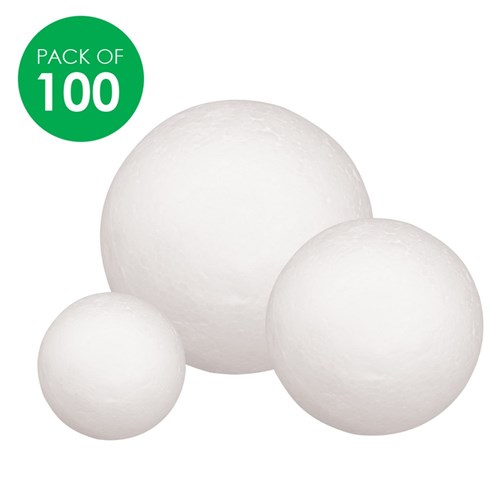 Decofoam Balls - Assorted - Pack of 100