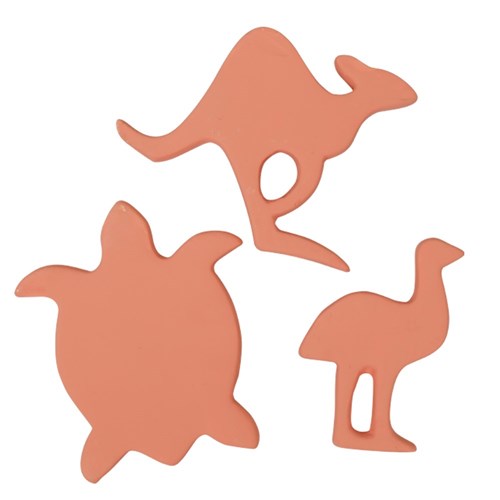 Terracotta Australian Animals - Pack of 6