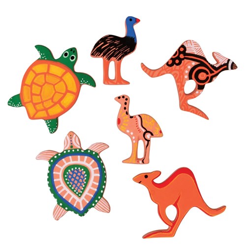 Terracotta Australian Animals - Pack of 6