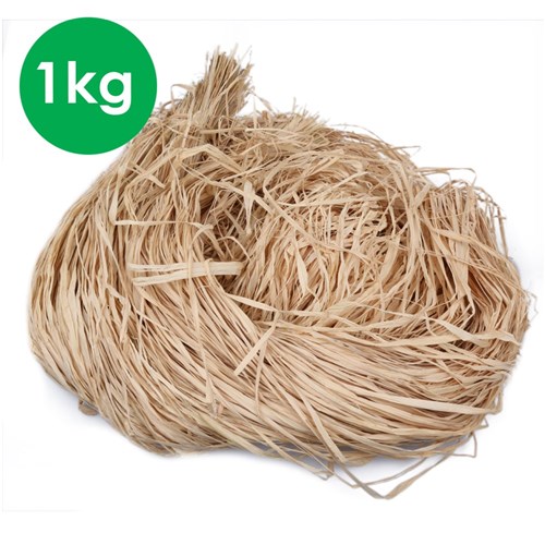 Natural Raffia - 1kg Hank