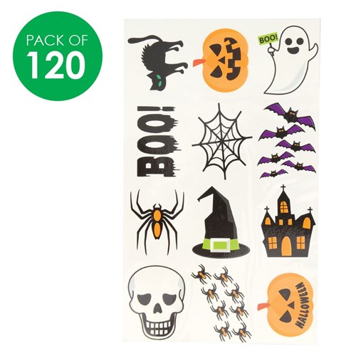 Temporary Tattoos - Halloween - Pack of 120