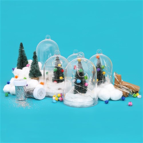 Christmas Tree Plastic Domes - December Bonus Buy
