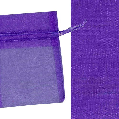 Organza Bags - Purple - Pack of 10