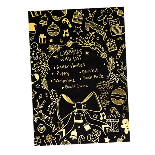 Scratch Board Printed Sheets - Christmas Designs - Pack of 10