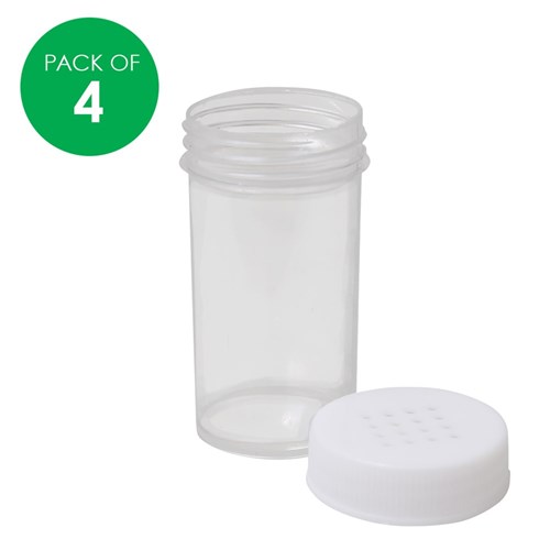 Empty Glitter Shakers - Pack of 4