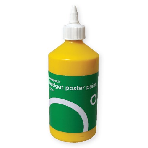 CleverPatch Budget Poster Paint - Yellow - 500ml