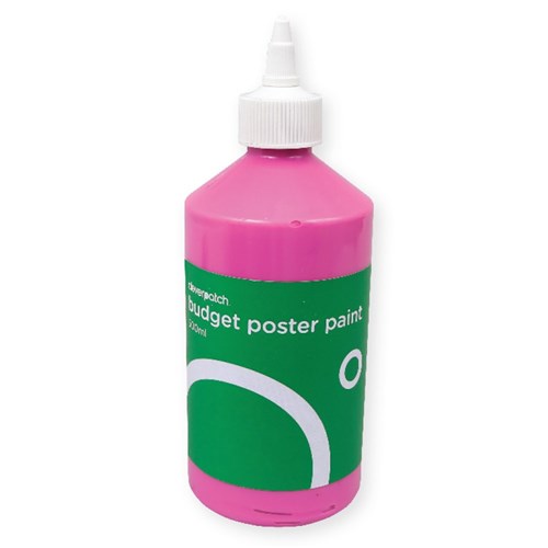 CleverPatch Budget Poster Paint - Pink - 500ml