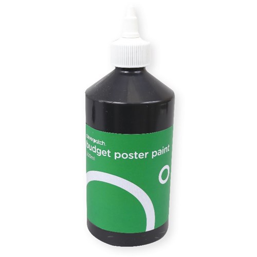 CleverPatch Budget Poster Paint - Black - 500ml