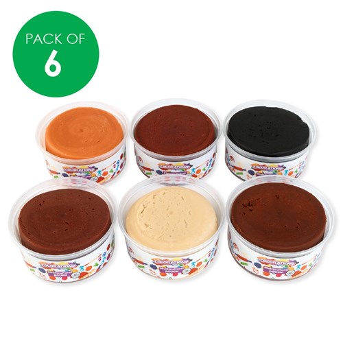 Colorations Multicultural Dough - Pack of 6 Colours