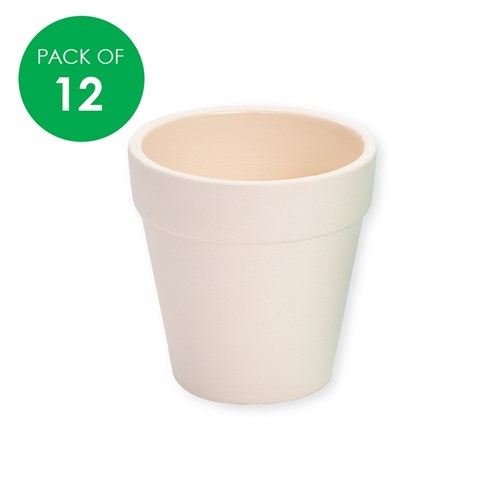 Ceramic Flowerpots - Pack of 12