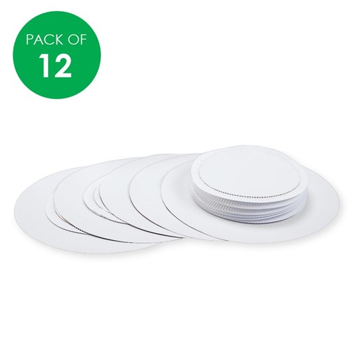 Colorations White Paper Top Hats - Pack of 12