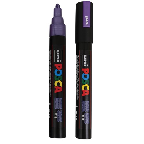 POSCA Paint Marker - Medium Tip - Metallic Violet