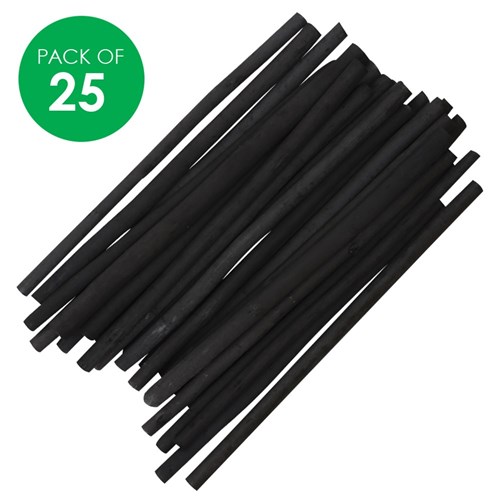 Charcoal - 3-6mm - Pack of 25