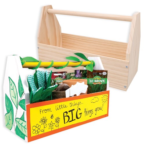 Large Wooden Tool Box - Each