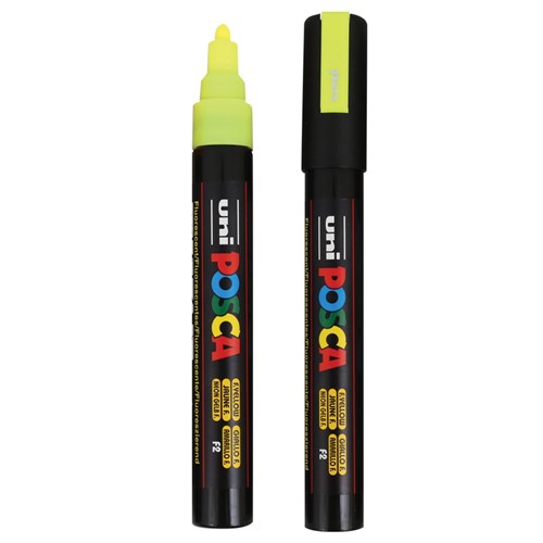 POSCA Paint Marker - Medium Tip - Fluorescent - Yellow