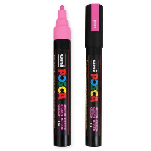 POSCA Paint Marker - Medium Tip - Fluorescent - Pink