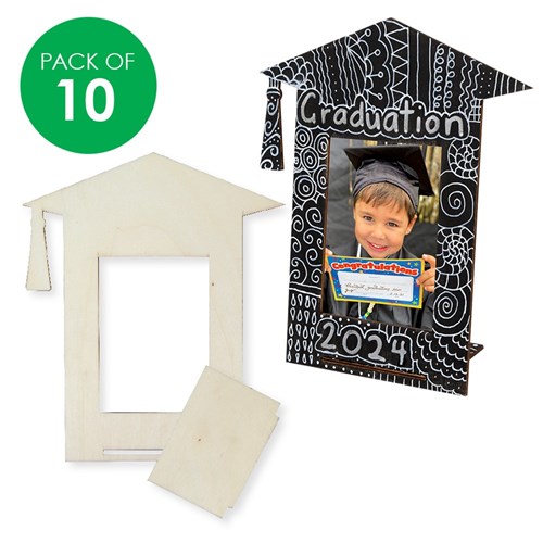 Wooden Graduation Frames - Pack of 10