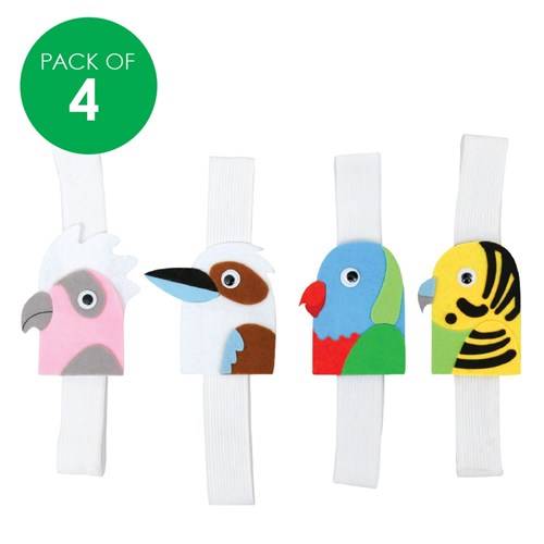 Felt Bird Bookmarks CleverKit Multi Pack - Pack of 4