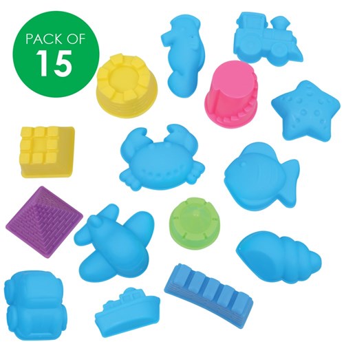 Sensory Sand Moulds - Pack of 15