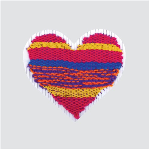 Cardboard Heart Looms - White - Pack of 10