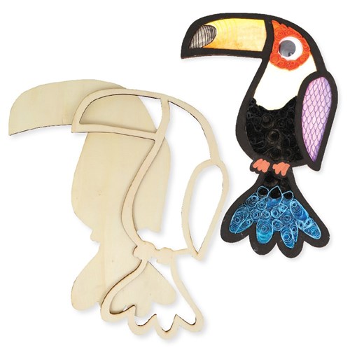 Wooden Art Frame - Toucan - Each