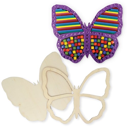 Wooden Art Frame - Butterfly - Each