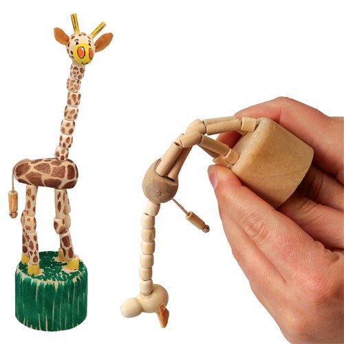 Wooden Dancing Flexible Animal - Giraffe