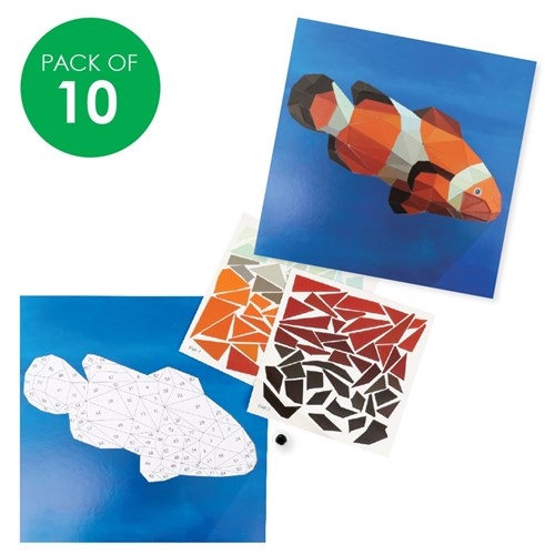 Sticker By Numbers - Fish - Pack of 10