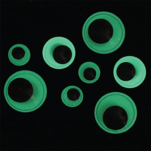 Wiggle Eyes - Glow in the Dark - Pack of 100