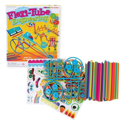 4M Flexi-Tube Engineering Kit - 200 Pieces