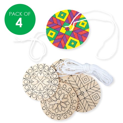 Wooden Hand Spinners - Pack of 4